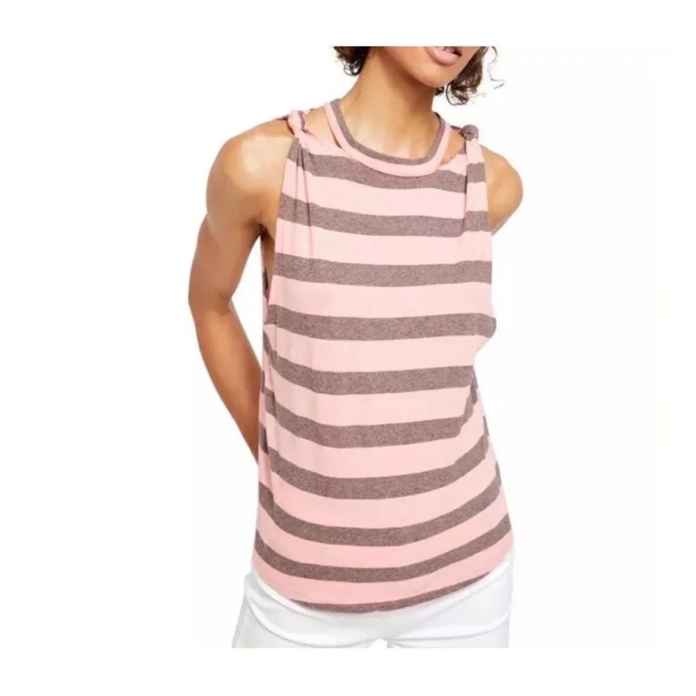 Free People Knotted Shoulder Tank S
